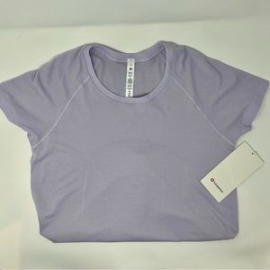 NWT Lululemon Swiftly Tech Short Sleeve 2.0 in lavender. Size 10.